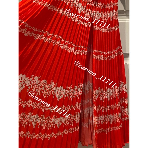 🦄NWT Self Portrait Chiffon Maxi Dress UK10 - Picture 9 of 10